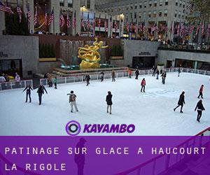 Patinage sur glace à Haucourt-la-Rigole