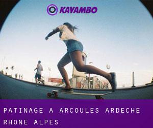 patinage à Arcoules (Ardèche, Rhône-Alpes)