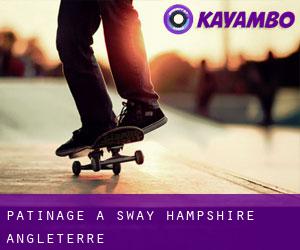 patinage à Sway (Hampshire, Angleterre)